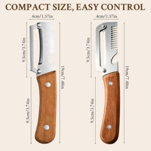2-Pcs Upgrade Vegetable Peeler and Julienne Peeler Set