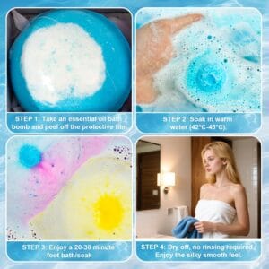 12 PCS Handmade Bubble Bathbombs with Toys Inside