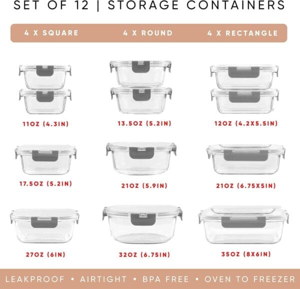 81g52b0MIQL._AC_SL1500_.jpg 24pc Borosilicate Glass Storage Containers with Lids
